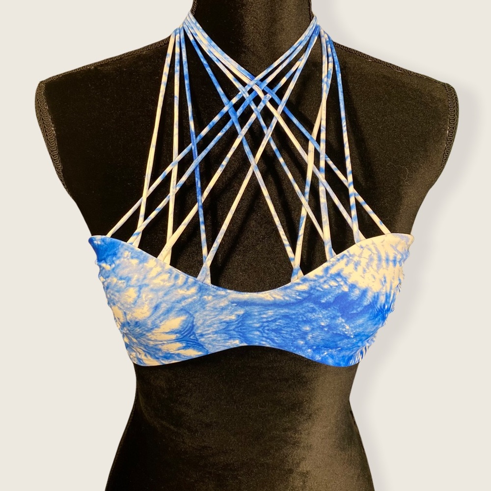NWT Mikoh Whitewater Fiji Bikini Top Size Small